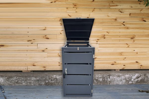 Wheelie Bin Steel Storage Shed (1 Bin Storage Unit)